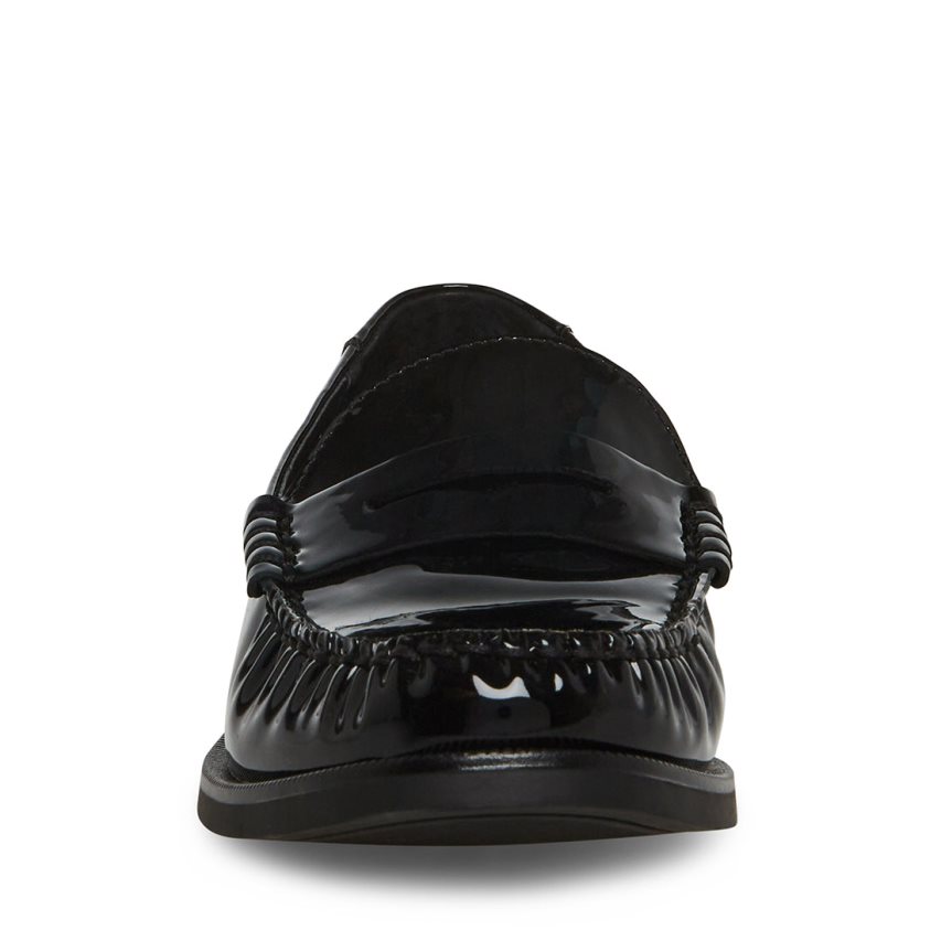 Loafers Steve Madden Emmet Charol Mujer Negras | ES NB3E16